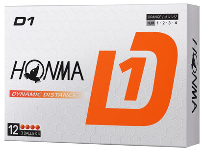 Honma D1, Orange Golf Balls