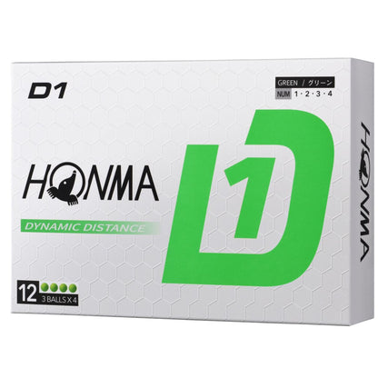 Honma D1, Green Golf Balls