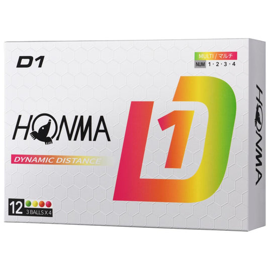 Honma D1, Multicolor Golf Balls