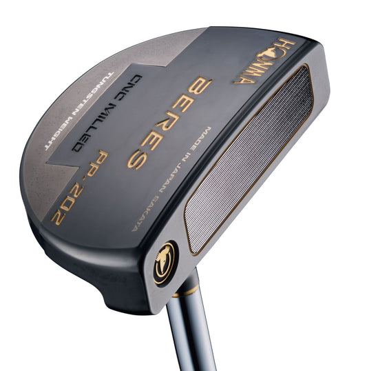 Honma PP-202, Black Nickel Half Mallet Golf Putter