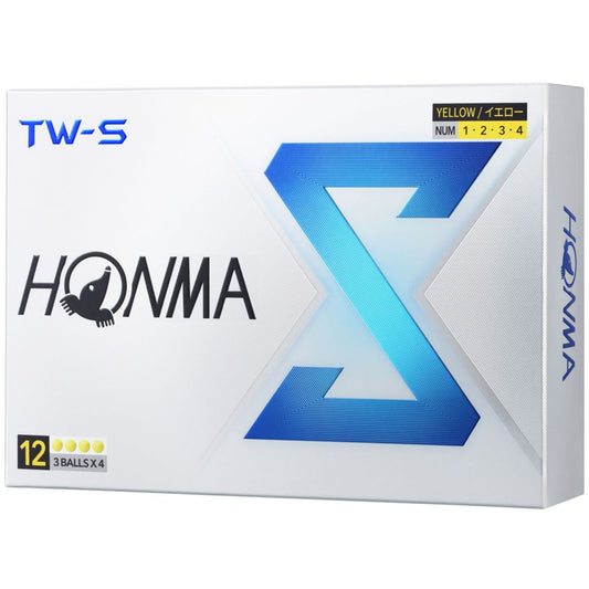 Honma TW-S, Yellow Golf Balls