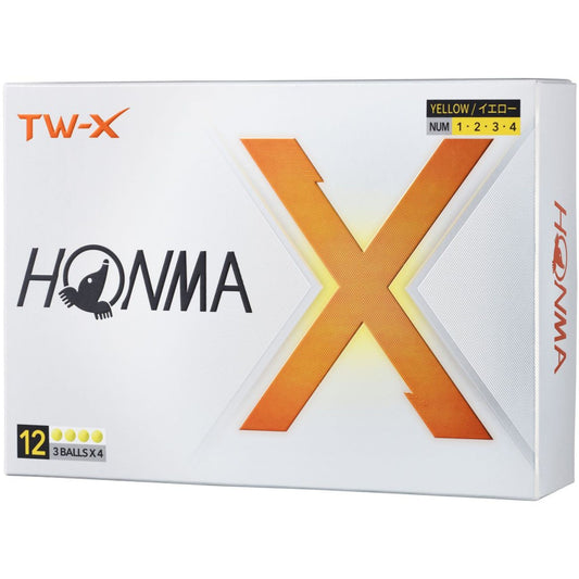 Honma TW-X, Yellow Golf Balls